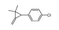 2-(p-Chlorophenyl)-3,3-dimethylmethylenecyclopropane Structure