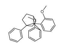 7,7-bis(2-methoxyphenyl)-4-phenylbicyclo[2.2.1]heptane结构式