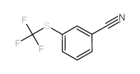 3-(三氟甲基硫代)苯甲腈结构式
