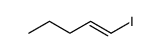 (E)-1-iodo-1-pentene Structure