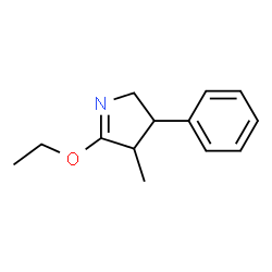 2H-Pyrrole,5-ethoxy-3,4-dihydro-4-methyl-3-phenyl-(9CI) structure