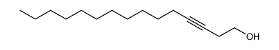 3-pentadecyn-1-ol结构式