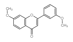 7,3'-DIMETHOXYFLAVONE Structure