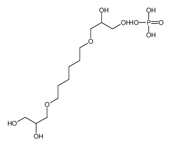 3-[6-(2,3-dihydroxypropoxy)hexoxy]propane-1,2-diol,phosphoric acid Structure