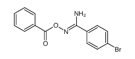 O-Benzoyl-p-brom-benzamidoxim Structure