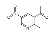 1-(2-methyl-5-nitropyridin-3-yl)ethanone结构式