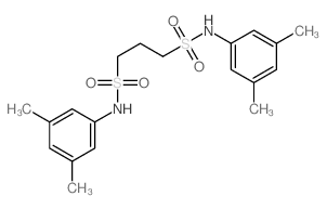 N,N-bis(3,5-dimethylphenyl)propane-1,3-disulfonamide structure