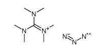 Hexamethylguanidinium azide Structure