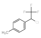 Benzene,1-(1-chloro-2,2,2-trifluoroethyl)-4-methyl- Structure