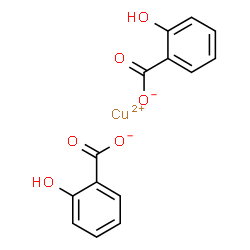 Benzoic acid, 2-hydroxy-, copper salt, basic structure
