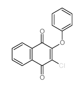 2-Chloro-3-phenoxy-naphthalene-1,4-dione Structure