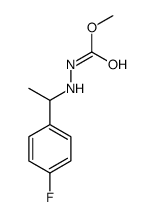 3-(p-Fluoro-α-methylbenzyl)carbazic acid methyl ester Structure