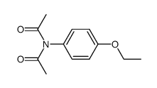 N-(4-ethoxy-phenyl)-diacetamide结构式