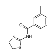 N-(4,5-dihydro-thiazol-2-yl)-3-methyl-benzamide结构式