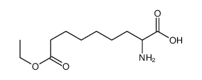 2-Amino-9-ethoxy-9-oxononanoic acid Structure