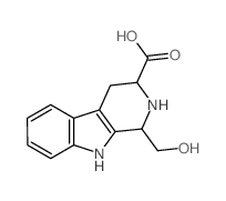 1-Hydroxymethyl-tetrahydro-beta-carboline-3-carboxylic acid结构式