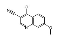 3-Quinolinecarbonitrile, 4-chloro-7-Methoxy- structure