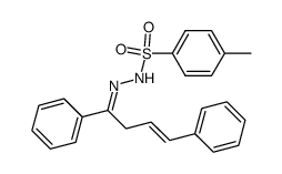 (E)-1,4-diphenyl-3-buten-1-one N-tosylhydrazone结构式