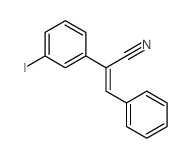 2-(3-Iodophenyl)-3-phenylacrylonitrile Structure