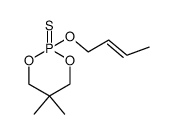 2-(but-2-en-1-yloxy)-5,5-dimethyl-1,3,2-dioxaphosphinane 2-sulfide结构式