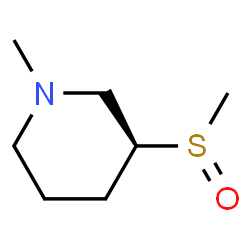 Piperidine, 1-methyl-3-(methylsulfinyl)-, (R*,S*)- (9CI) Structure