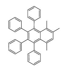 5,6,8-trimethyl-1,2,3,4-tetraphenylnaphthalene结构式