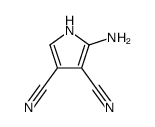 2-amino-3,4-dicyanopyrrole结构式