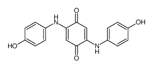 2,5-bis(4-hydroxyanilino)-1,4-benzoquinone Structure