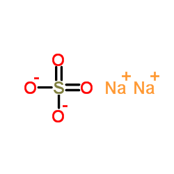 sodium sulfate Structure