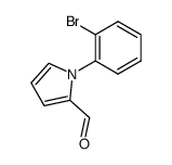 1-(2'-bromophenyl)-2-pyrrolealdehyde结构式
