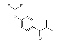 1-[4-(difluoromethoxy)phenyl]-2-methylpropan-1-one结构式