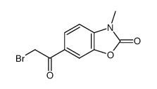 6-(2-bromoacetyl)-3-methyl-2(3H)-benzoxazolone Structure