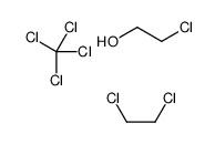 2-chloroethanol,1,2-dichloroethane,tetrachloromethane Structure