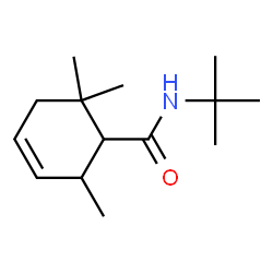 3-Cyclohexene-1-carboxamide,N-(1,1-dimethylethyl)-2,6,6-trimethyl-(9CI) structure