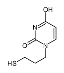 1-(3-sulfanylpropyl)pyrimidine-2,4-dione Structure