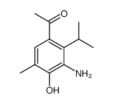 Acetophenone, 3-amino-4-hydroxy-2-isopropyl-5-methyl- picture