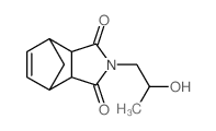 2-(2-Hydroxypropyl)-3a,4,7,7a-tetrahydro-1H-4,7-methanoisoindole-1,3-dione结构式