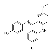 Phenol,4-[(7-chloro-2-methoxybenzo[b]-1,5-naphthyridin-10-yl)amino]- picture