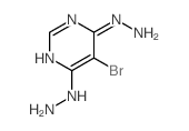 5-Bromo-4,6-dihydrazinopyrimidine Structure