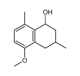 1,2,3,4-tetrahydro-5-methoxy-3,8-dimethyl-1-naphthol结构式