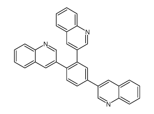 3-[2,5-di(quinolin-3-yl)phenyl]quinoline结构式