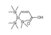 (Z)-3-[tris(trimethylsilyl)silyl]propenoic acid结构式