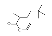 vinyl 2,2,5,5-tetramethylhexanoate structure