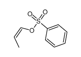 (Z)-(1-Propenyl)-benzolsulfonat Structure