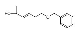 (2R)-6-phenylmethoxyhex-3-en-2-ol结构式