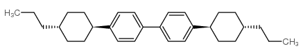 trans,trans-4,4'-bis-(4-Propylcyclohexyl)-biphenyl Structure