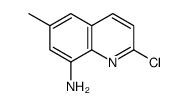 2-chloro-6-methylquinolin-8-amine Structure