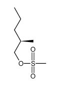 (R)-2-methylpentyl methanesulfonate结构式