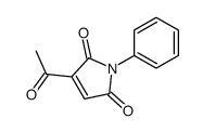 3-acetyl-1-phenylpyrrole-2,5-dione结构式