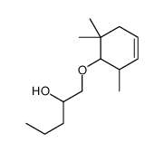1-(2,6,6-trimethylcyclohex-3-en-1-yl)oxypentan-2-ol结构式